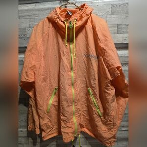 Vintage Vuarnet Orange Jacket with Yellow Trim